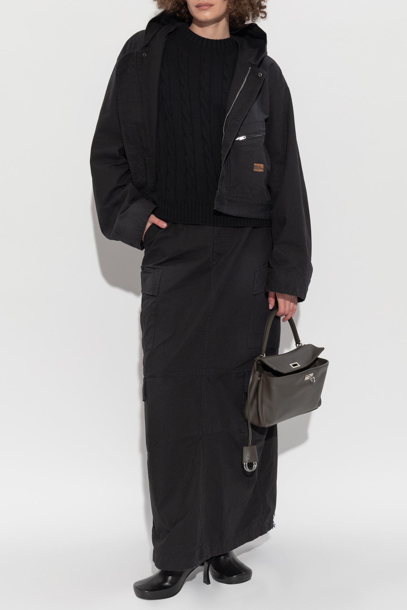 BALENCIAGA｜ (787358 TQVU2 1083) Balenciaga Jacket with hood | Women's Clothing | Vitkac